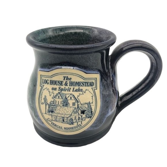 Deneen Other - Deneen Pottery Pot Belly Mug The Loghouse Homestead Spirit Lake Vergas Minnesota
